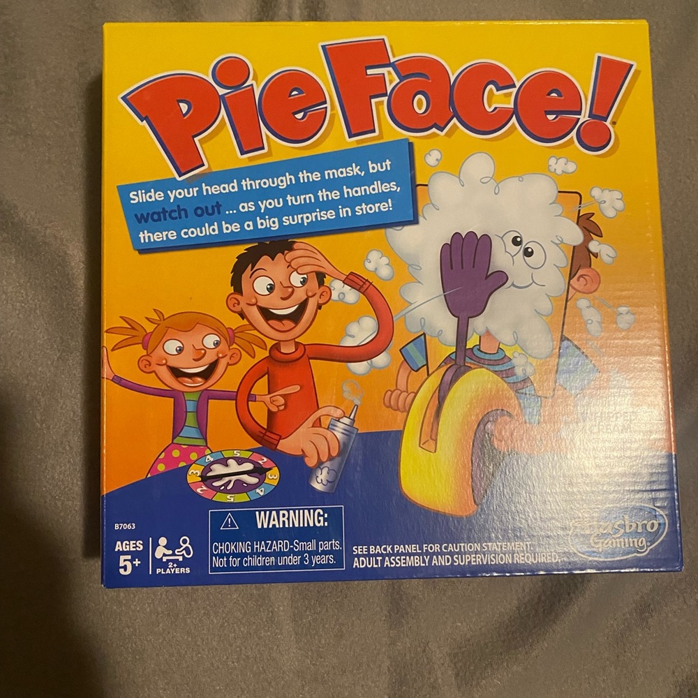 Pie face game